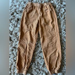 Corduroy jogger pants